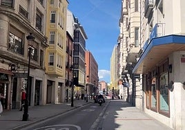 Calle Santander de Burgos.