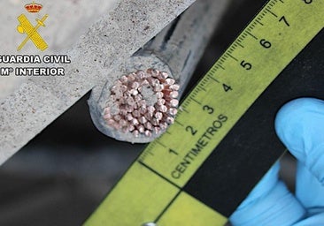 Desarticulado un grupo de ladrones que robó en Burgos 2.100 metros de cobre por valor de 7.000 euros