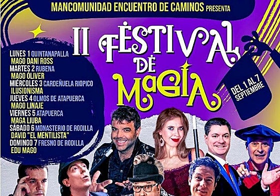 El festival de magia que recorre los pueblos de una comarca de Burgos