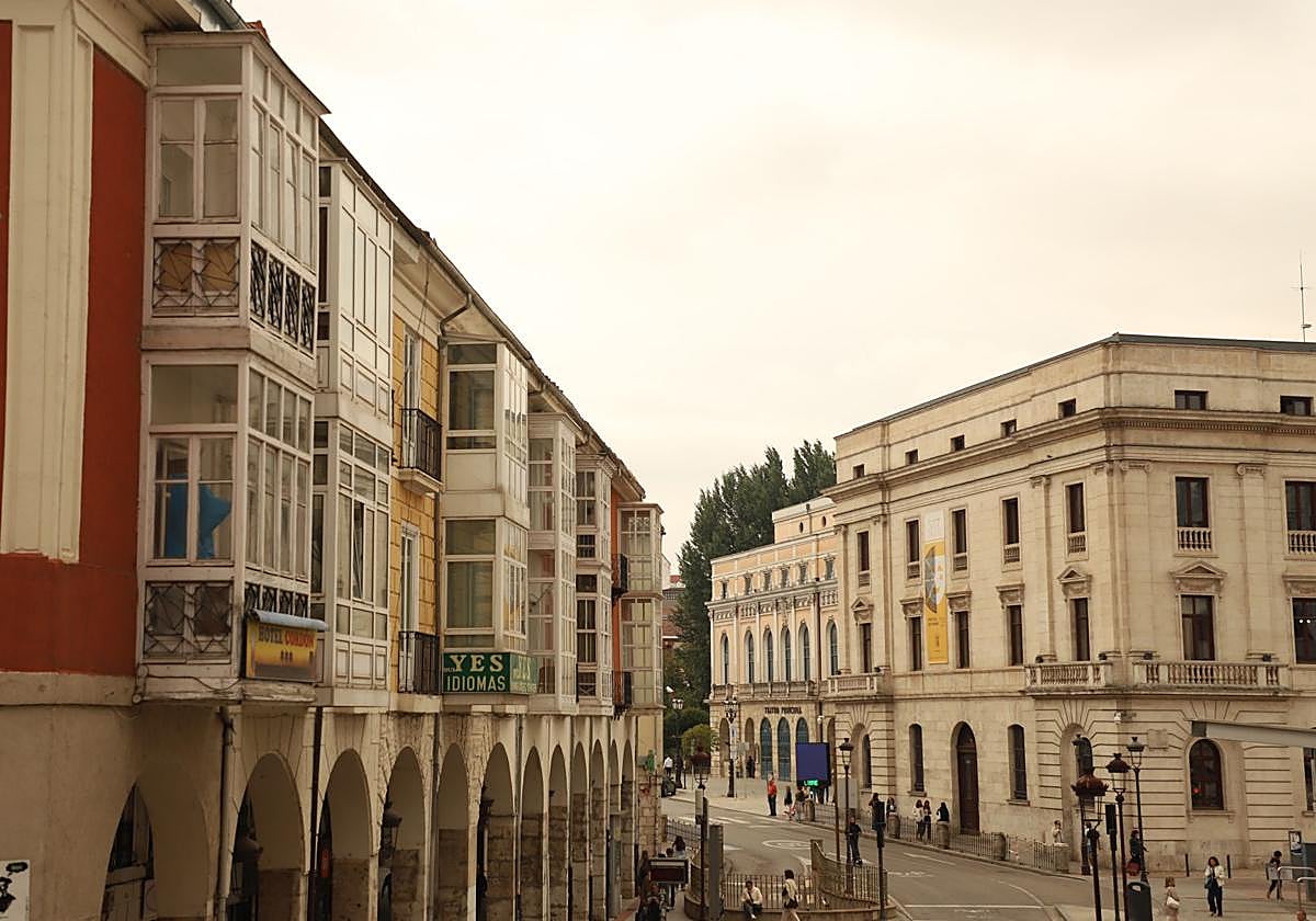 Imagen del cielo de Burgos este viernes 29 de agosto.