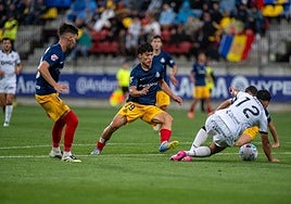 El Burgos CF pudo empatar en la segunda parte pero dejó escapar el partido