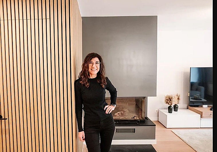 La interiorista burgalesa Eva Cuevas.