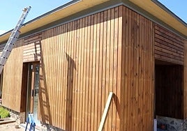 Obras en el interior de la fortaleza.