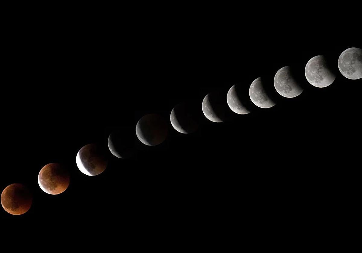 Fases por las que pasará la luna en Burgos.