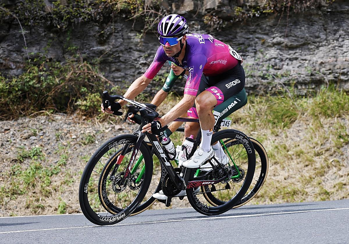 Mario Aparicio completó su tercera escapada de La Vuelta.