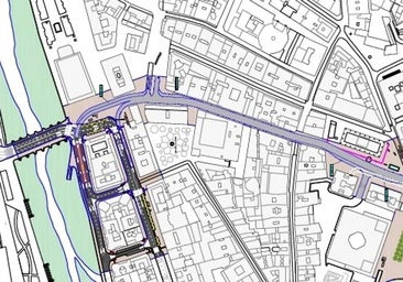 Viviendas, garajes, dos colectores y elementos arqueológicos: los escollos en la obra del túnel de la calle Santander