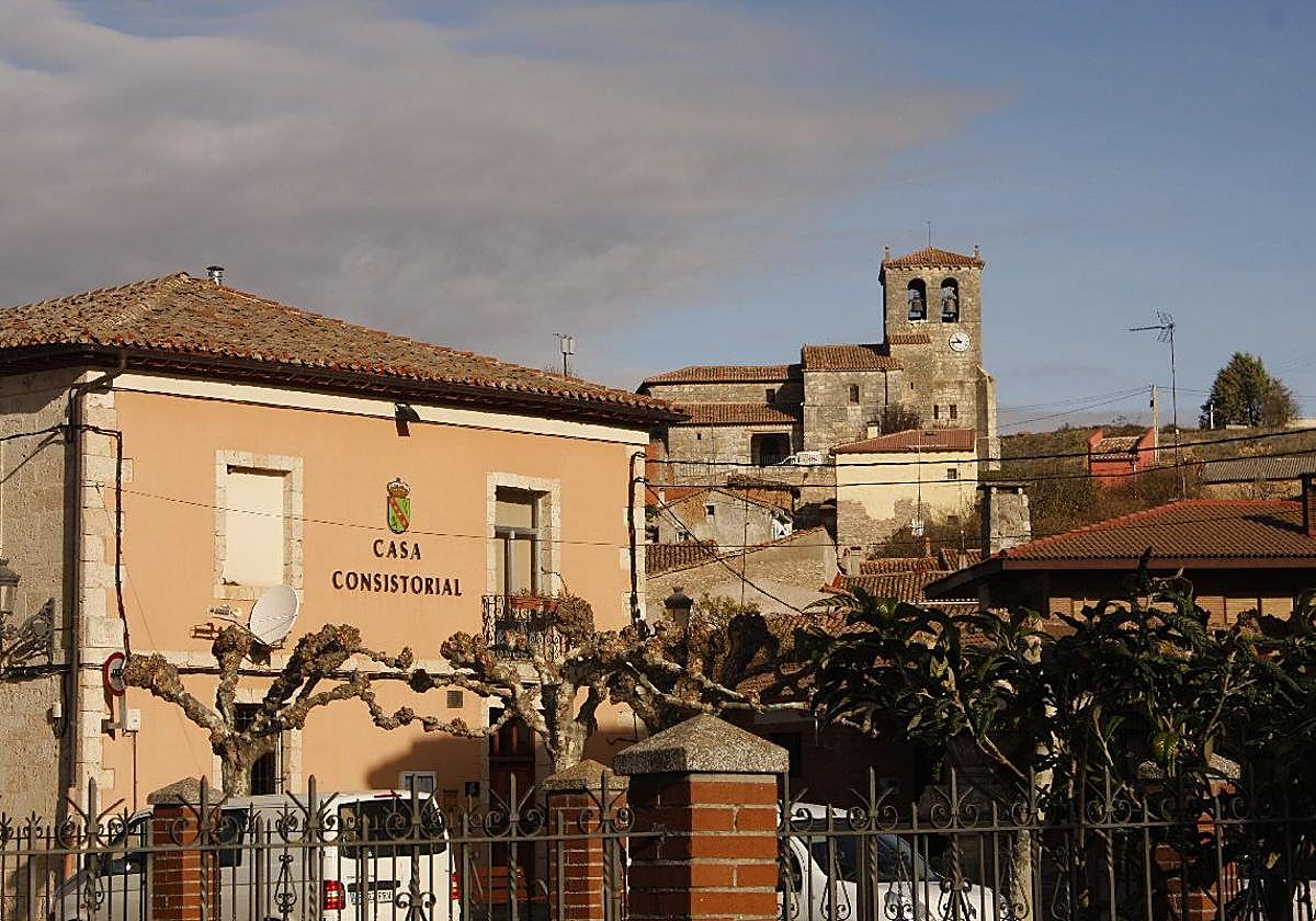 Vista de Cardeñadijo, en Burgos.