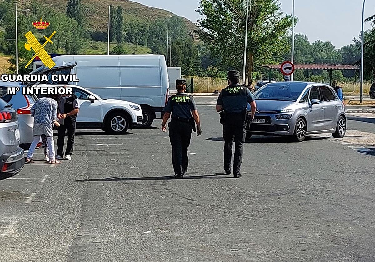 Área de servicio de la provincia de Burgos.