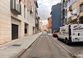 Calle Santa Dorotea, en Burgos.