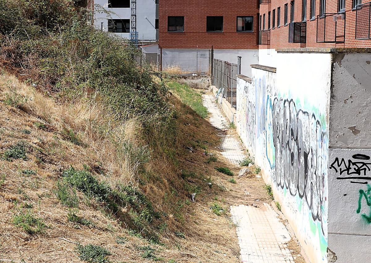 Imagen secundaria 1 - Parcela del barrio de El Crucero que causa molestias a los vecinos al ser usada de aparcamiento irregular.