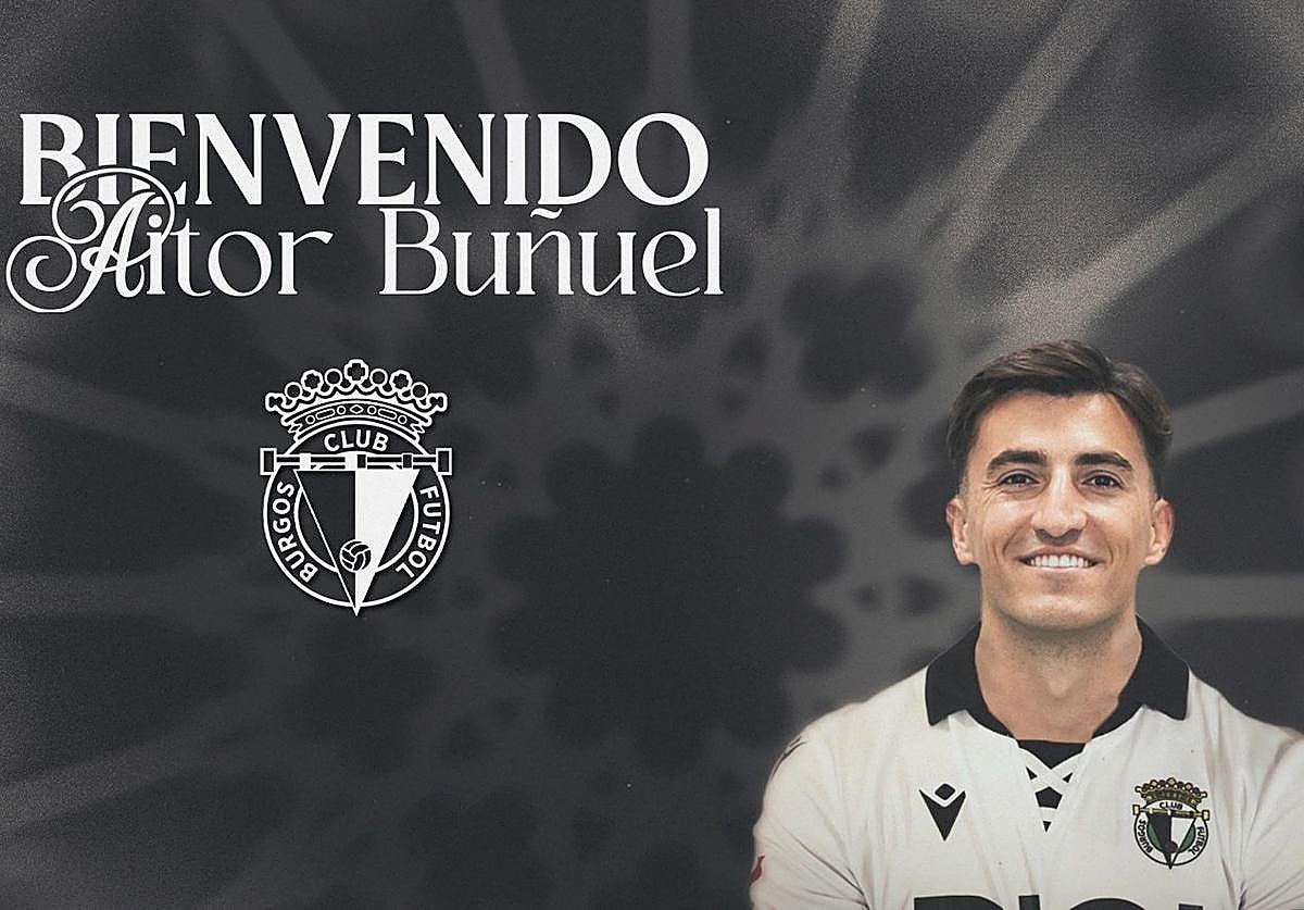 Aitor Buñuel, experiencia y bravura para la banda del Burgos CF