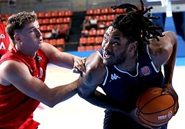 Imagen del partido del Tizona.