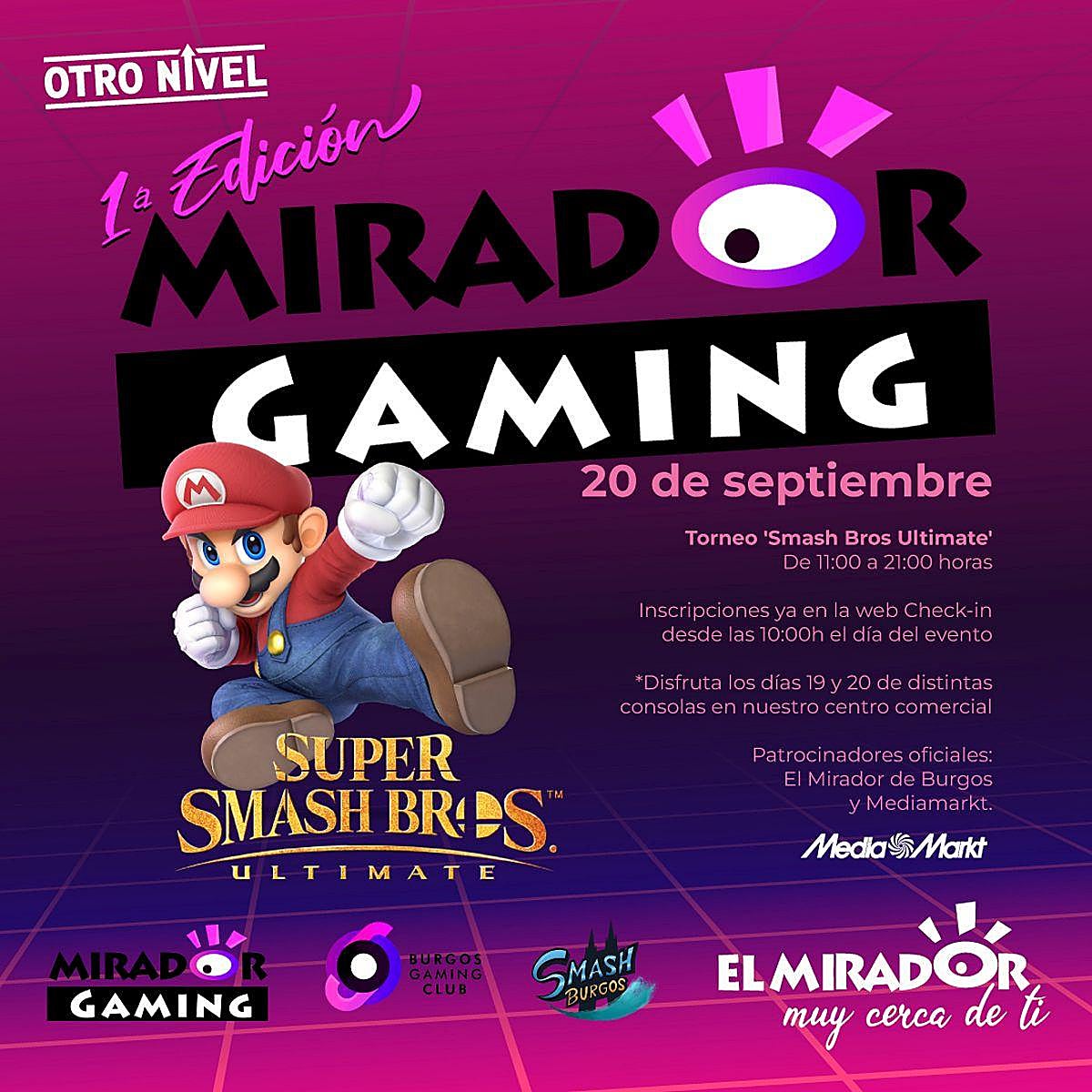 Llega a Burgos la primera edición de Mirador Gaming