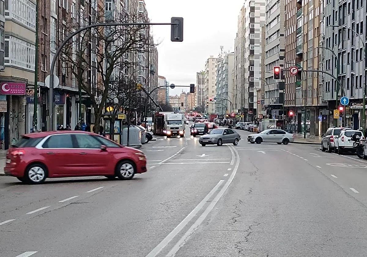Imagen de archivo de la calle Vitoria de Burgos