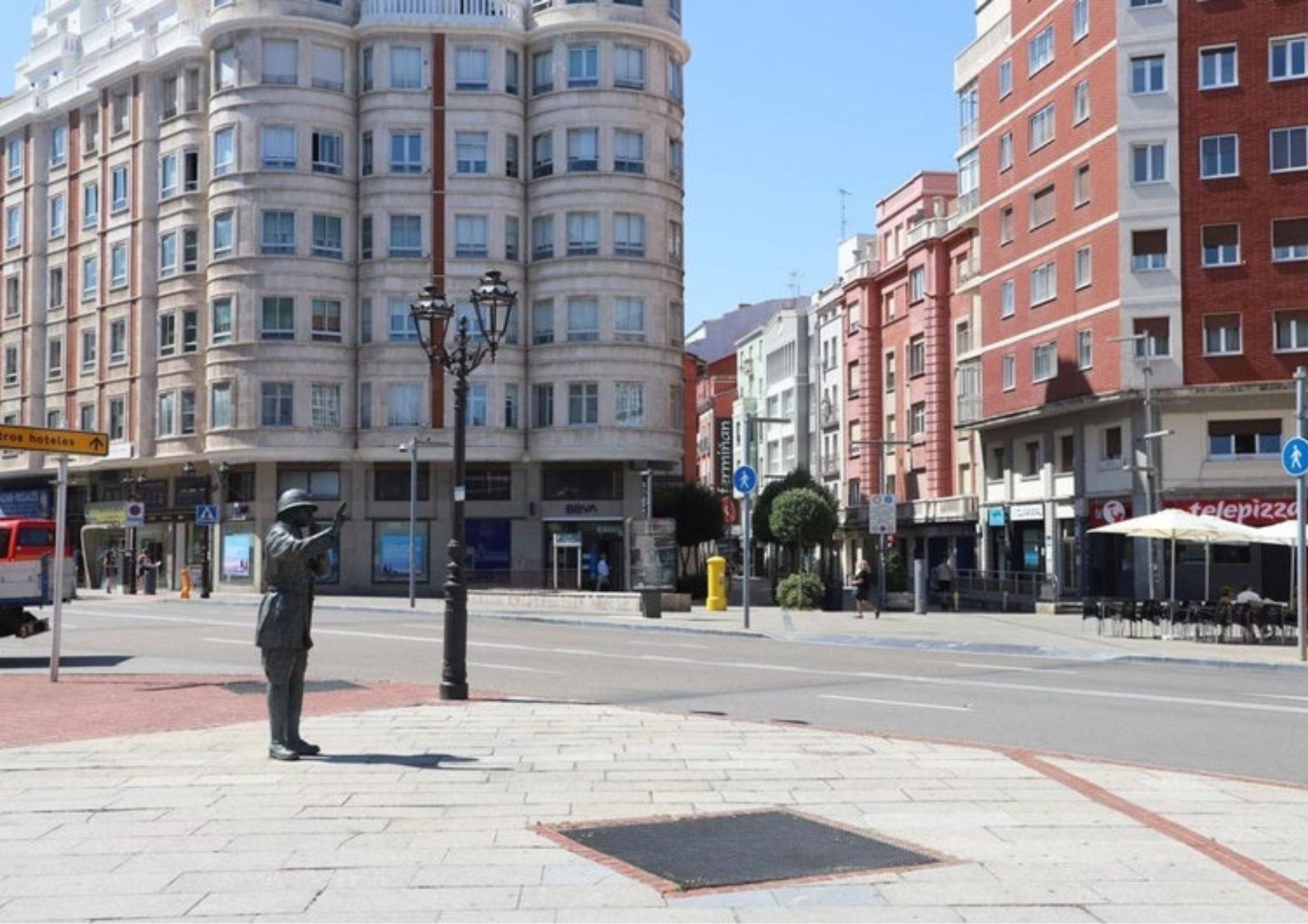 Plaza Vega, en Burgos.
