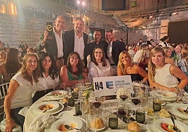 Representación del Fórum Evolución Burgos en la gala Premios Eventoplus 2025.