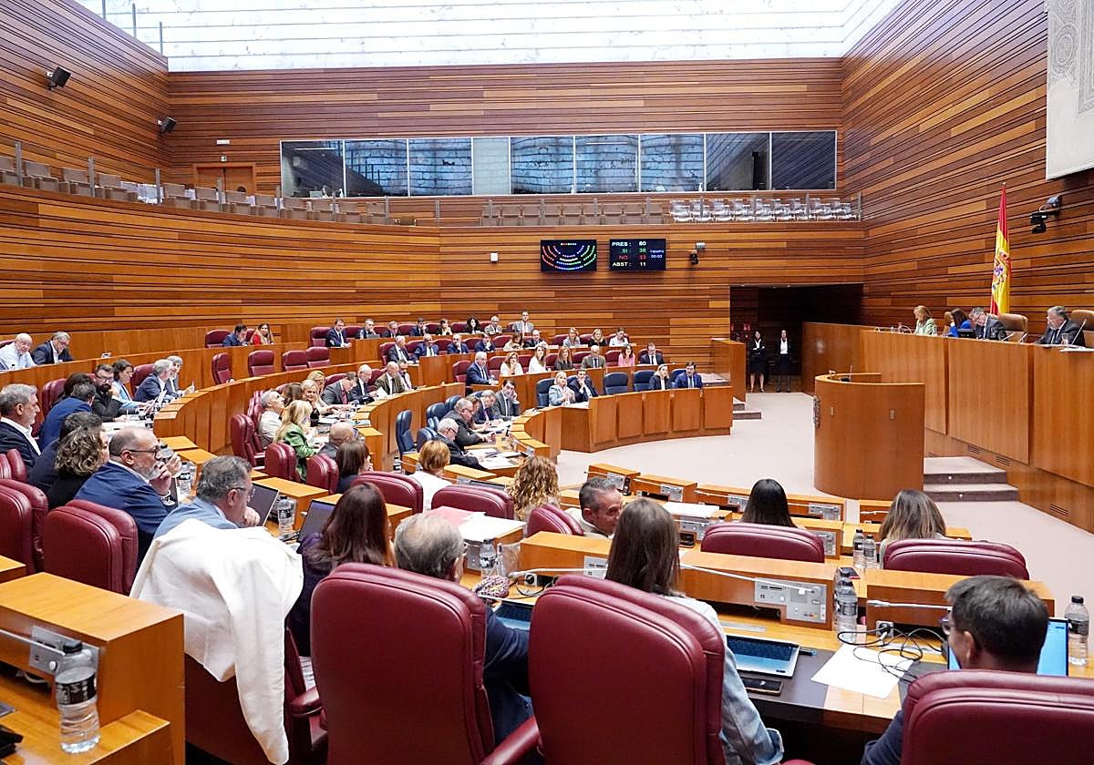 Imagen de archivo de las Cortes de CAstilla y León.