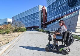 María Muriel, socia de la Confederación Española de Personas con Discapacidad Física y Orgánica (Cocemfe).