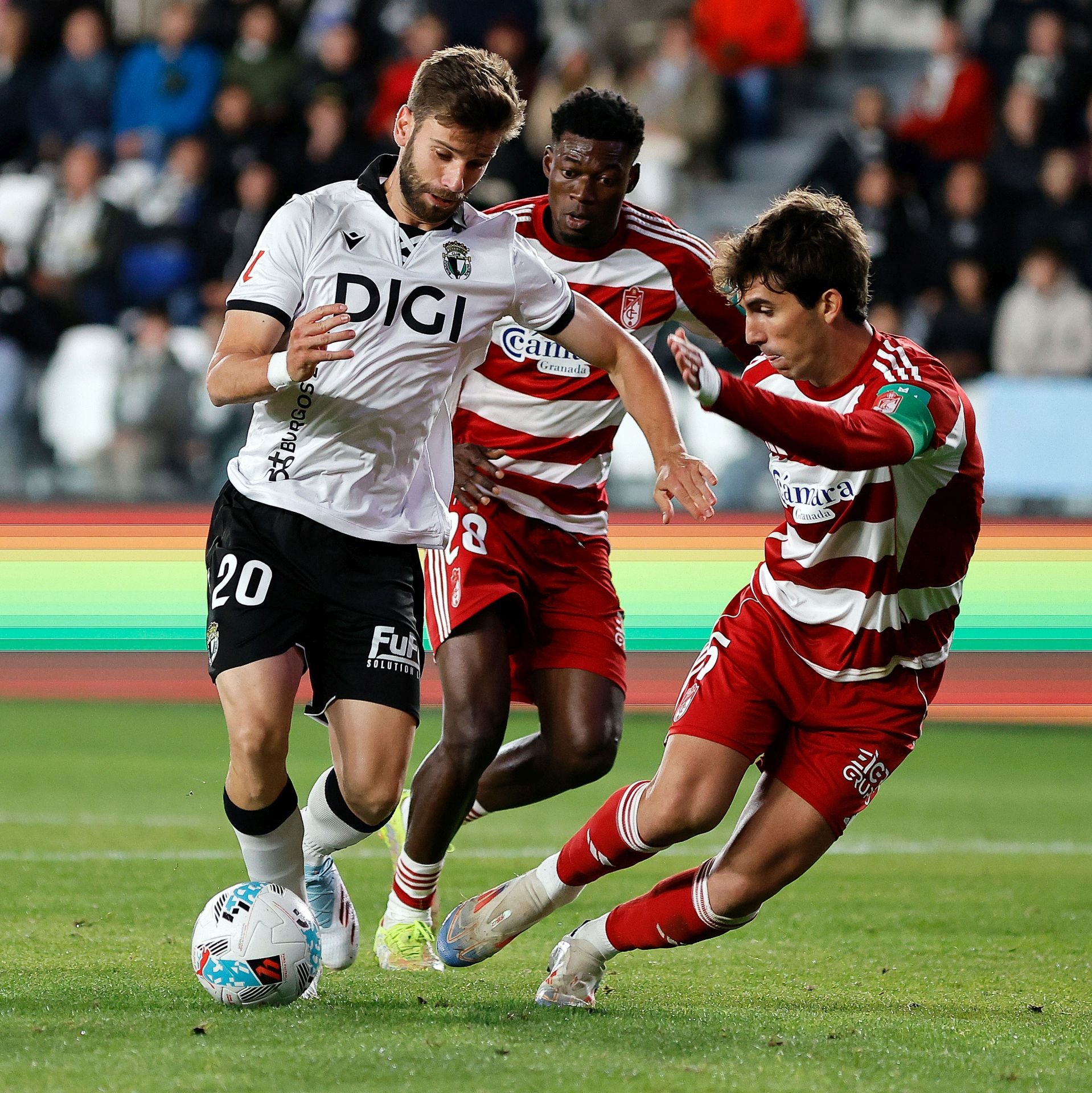 El Burgos CF - Granada CF, en imágenes