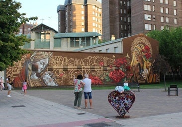 El mural de Miranda de Ebro que está entre los mejores del mundo