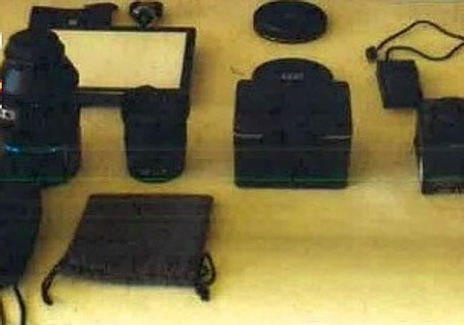 Equipo fotográfico sustraído