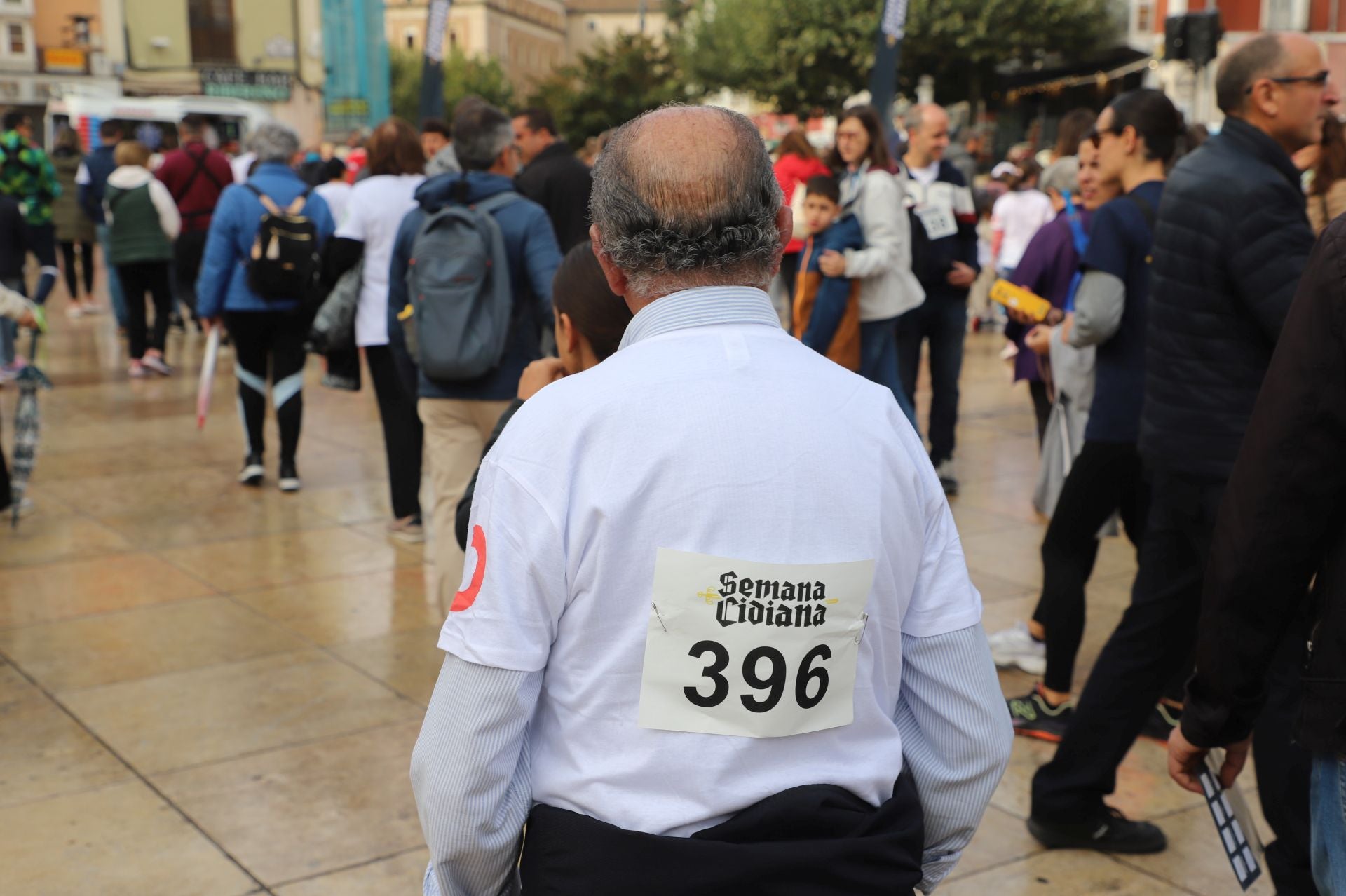 La I Marcha Cidiana celebrada en Burgos, en imágenes