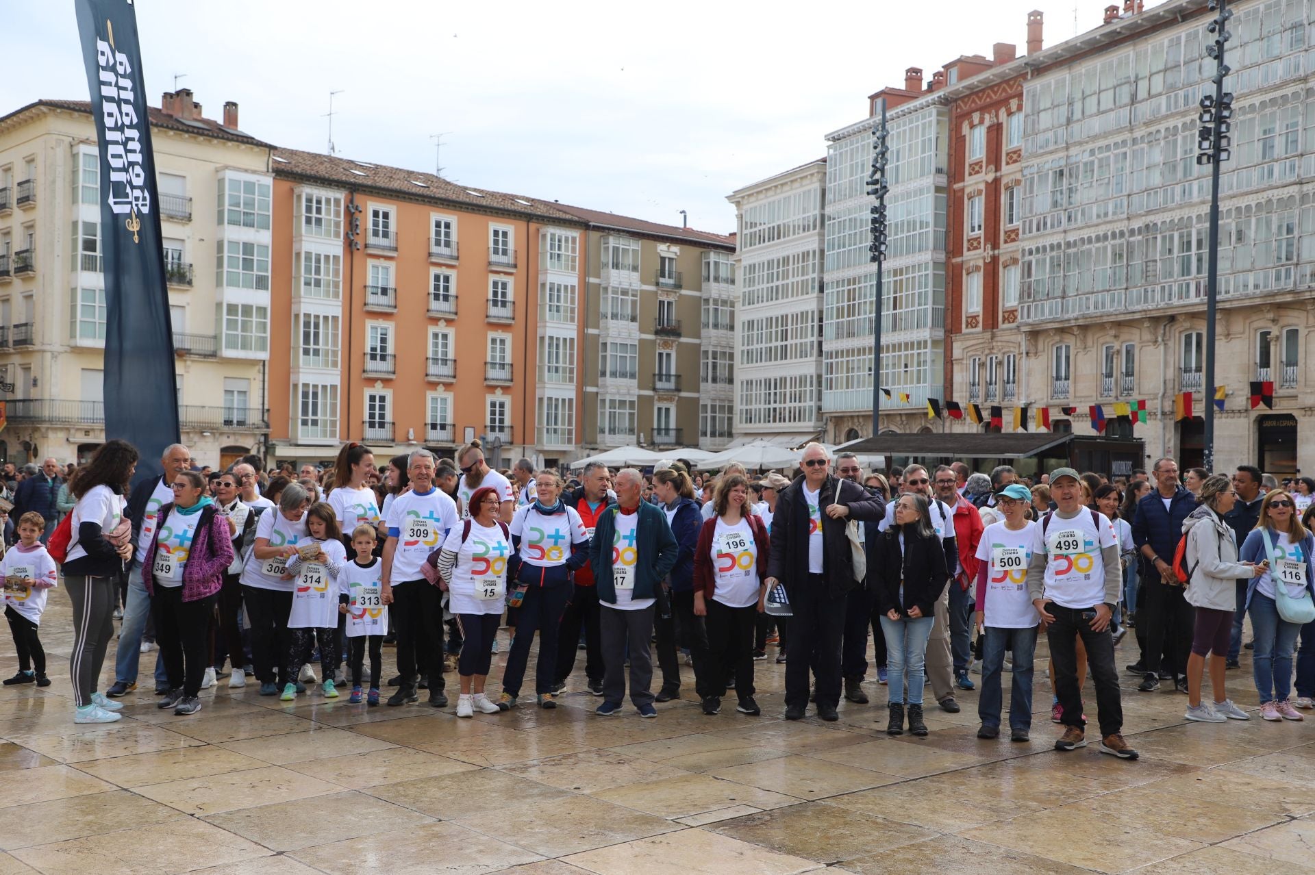 La I Marcha Cidiana celebrada en Burgos, en imágenes