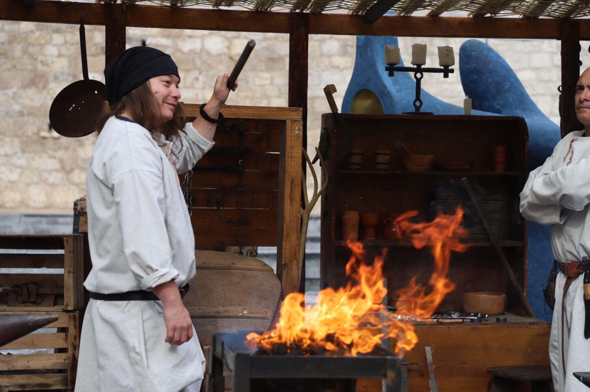 La forja de las espadas del Cid, en imágenes
