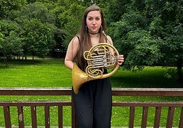 La trompista Lucía Moya.