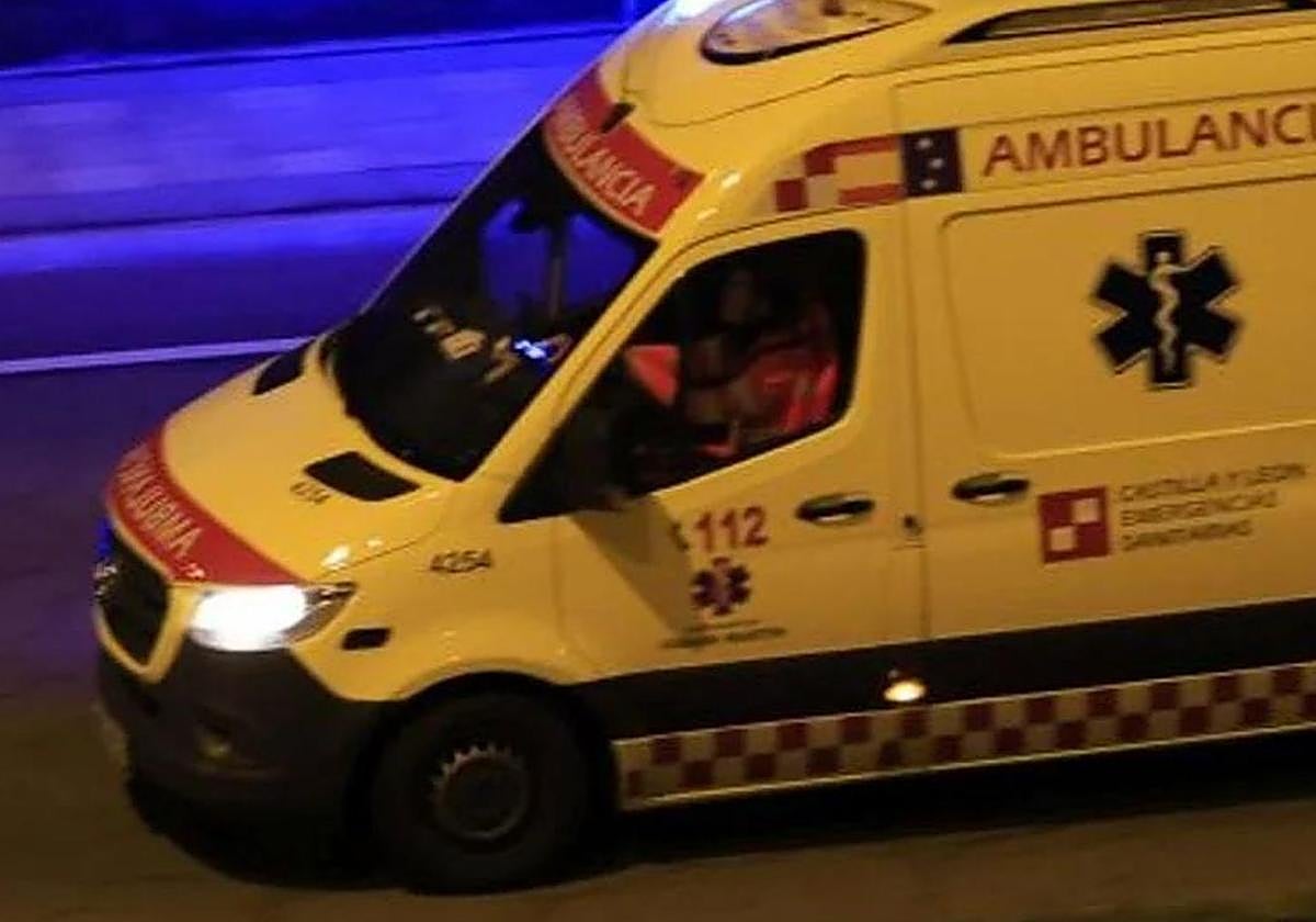 Ambulancia del Sacyl.