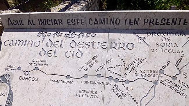 ¿Cuántas veces fue desterrado el Cid?