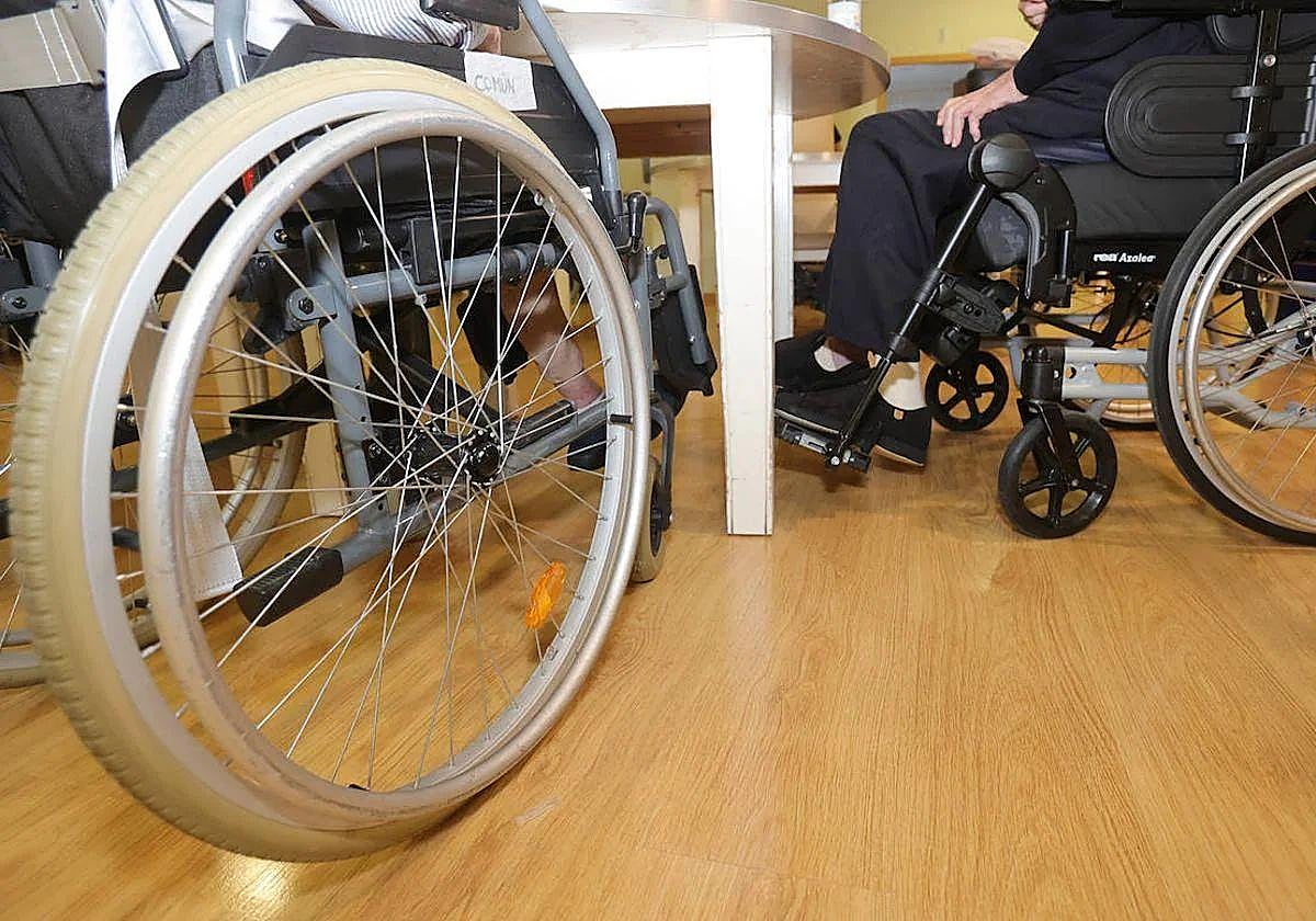 magen de archivo de una residencia de ancianos.