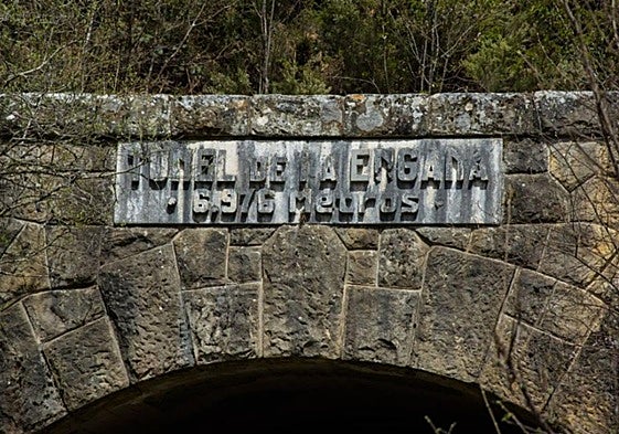 Túnel de la Engaña en la parte burgalesa.