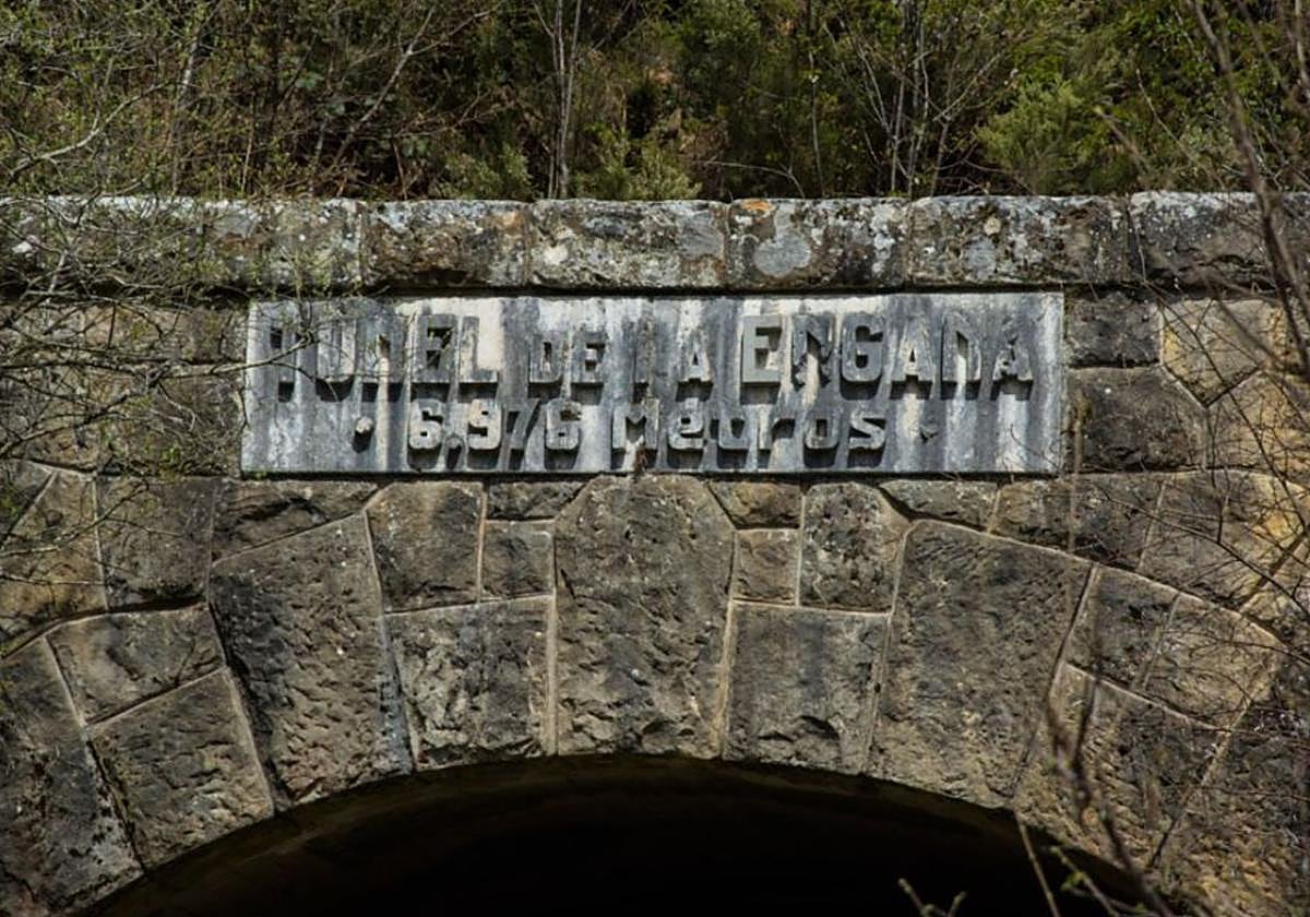 Túnel de la Engaña en la parte burgalesa.