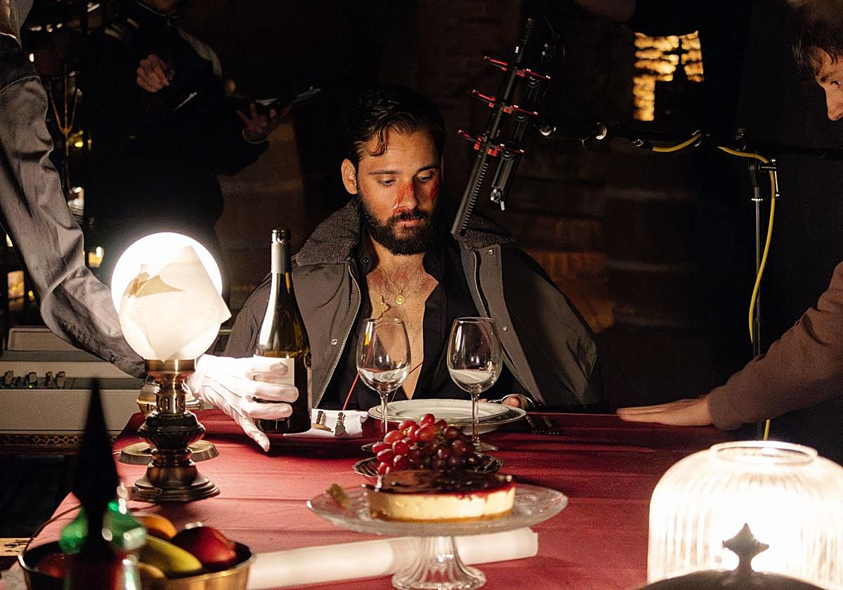 Rodaje de 'Caminos cruzados'.