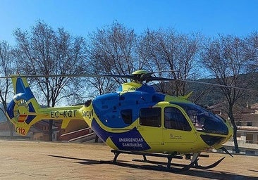 Evacúan en helicóptero a un trabajador tras un accidente en un parque fotovoltaico de Burgos