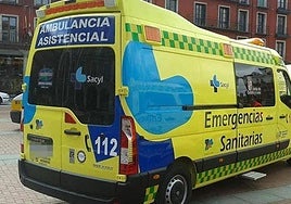 Imagen de archivo de una ambulancia del Sacyl.