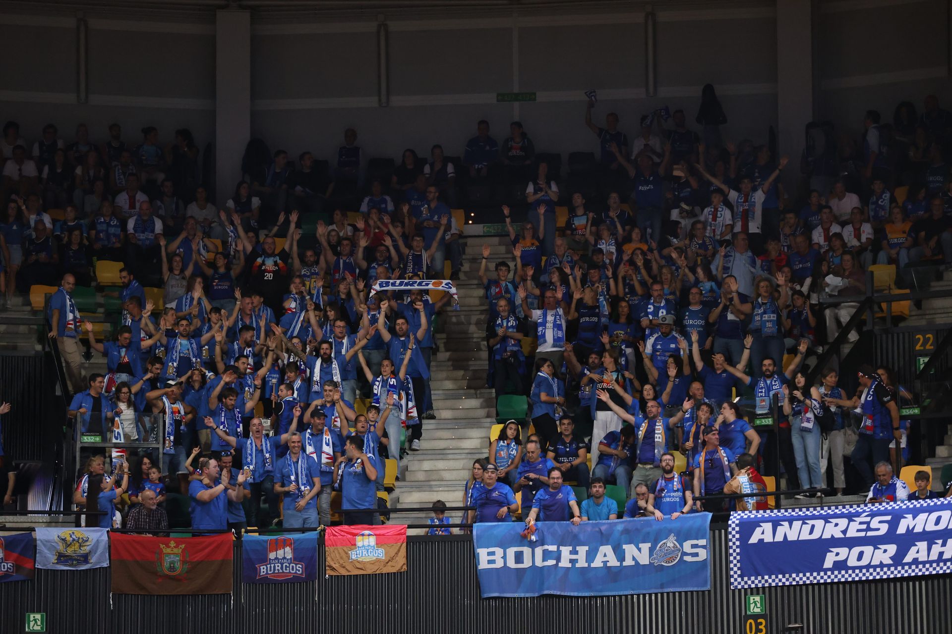 El encuentro del San Pablo Burgos frente al Bilbao Basket, en imágenes