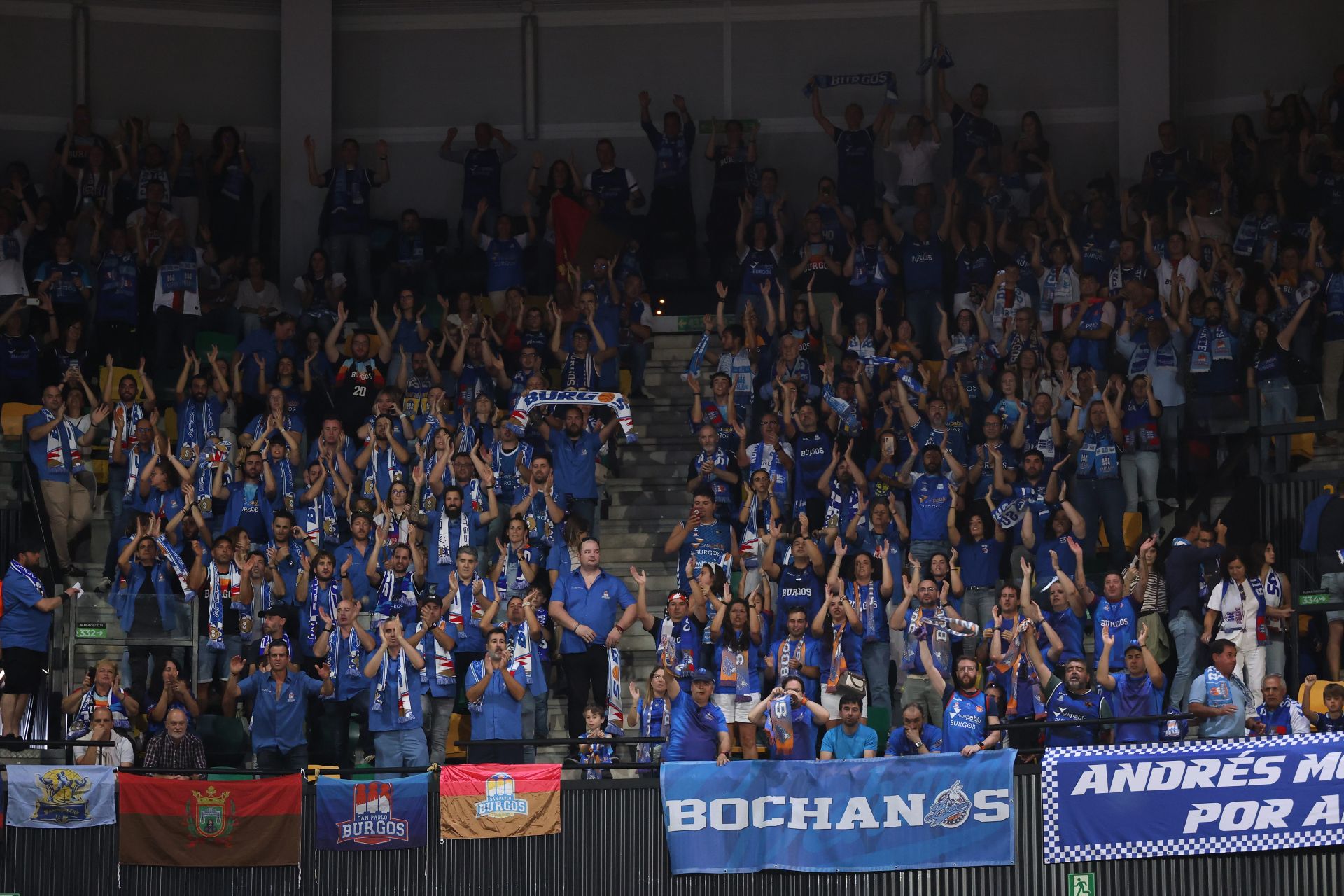 El encuentro del San Pablo Burgos frente al Bilbao Basket, en imágenes