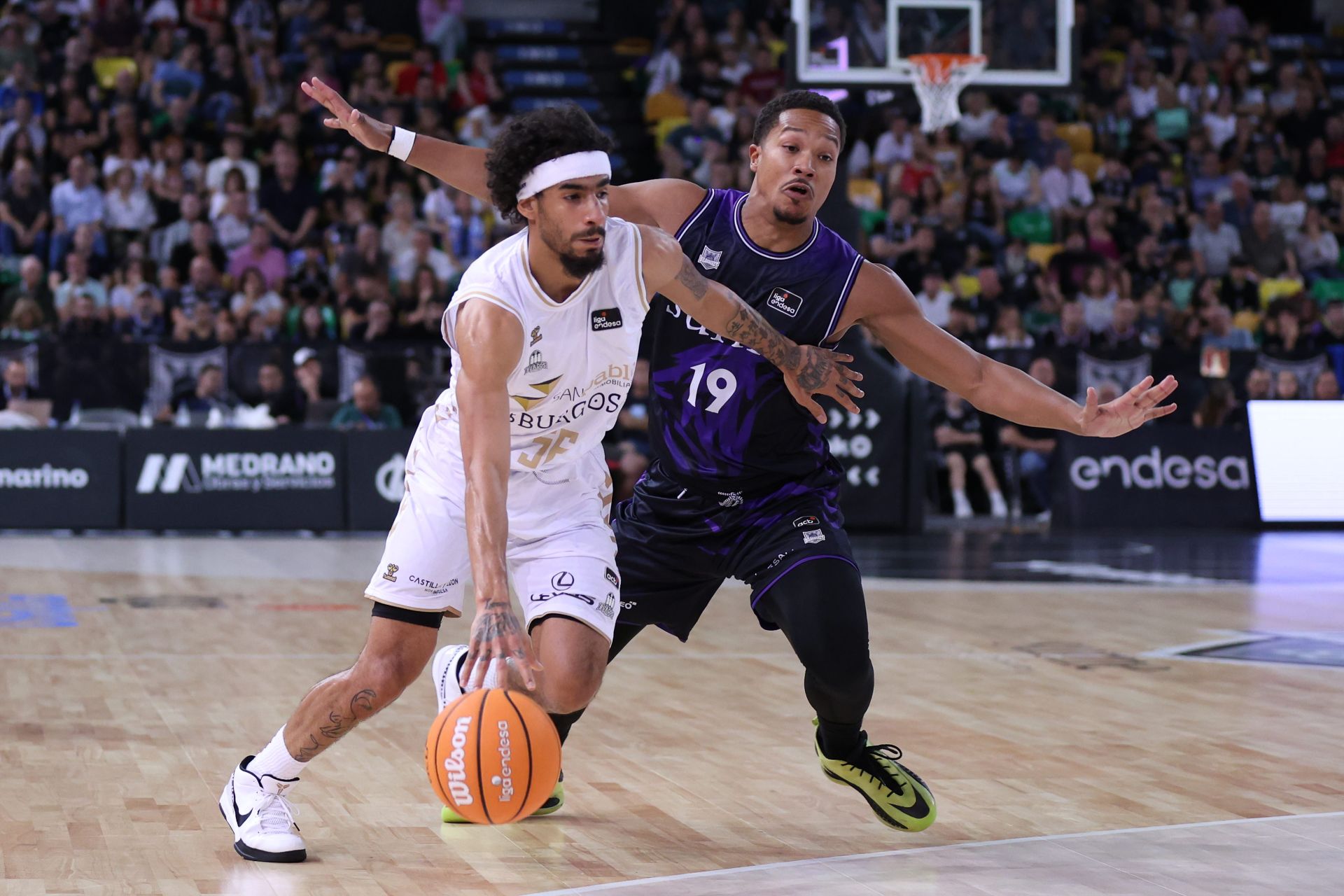 El encuentro del San Pablo Burgos frente al Bilbao Basket, en imágenes