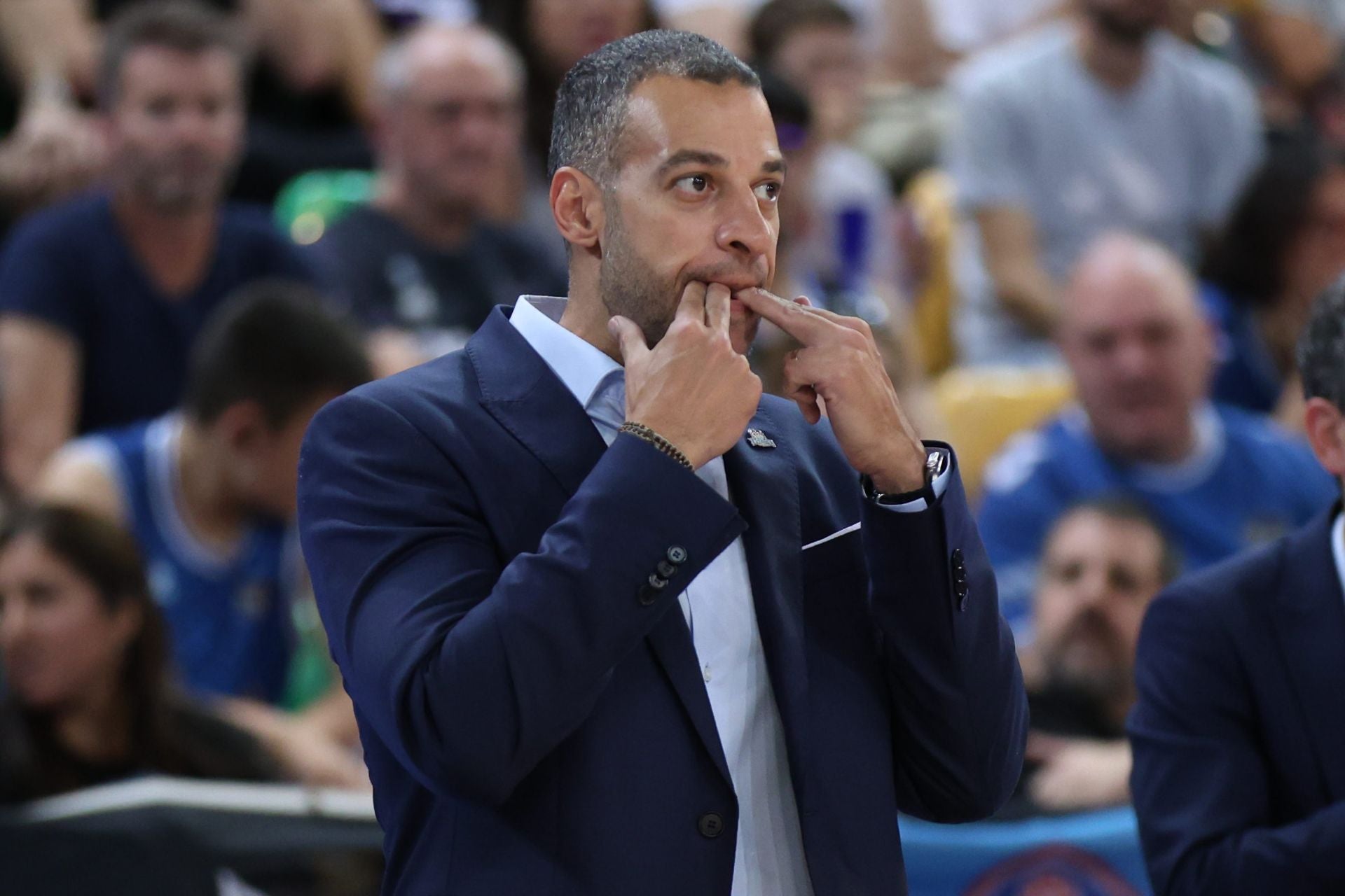 El encuentro del San Pablo Burgos frente al Bilbao Basket, en imágenes