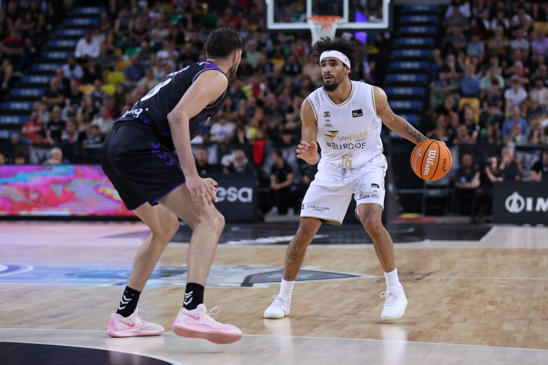 El encuentro del San Pablo Burgos frente al Bilbao Basket, en imágenes
