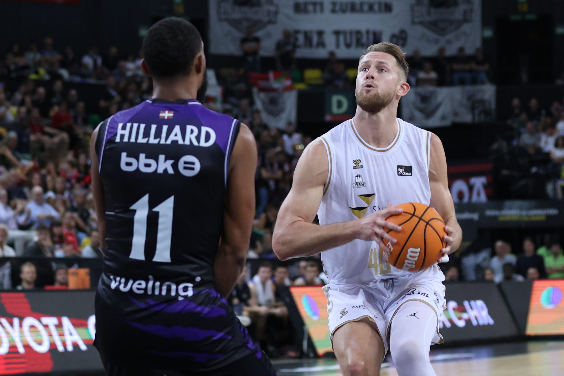 El encuentro del San Pablo Burgos frente al Bilbao Basket, en imágenes