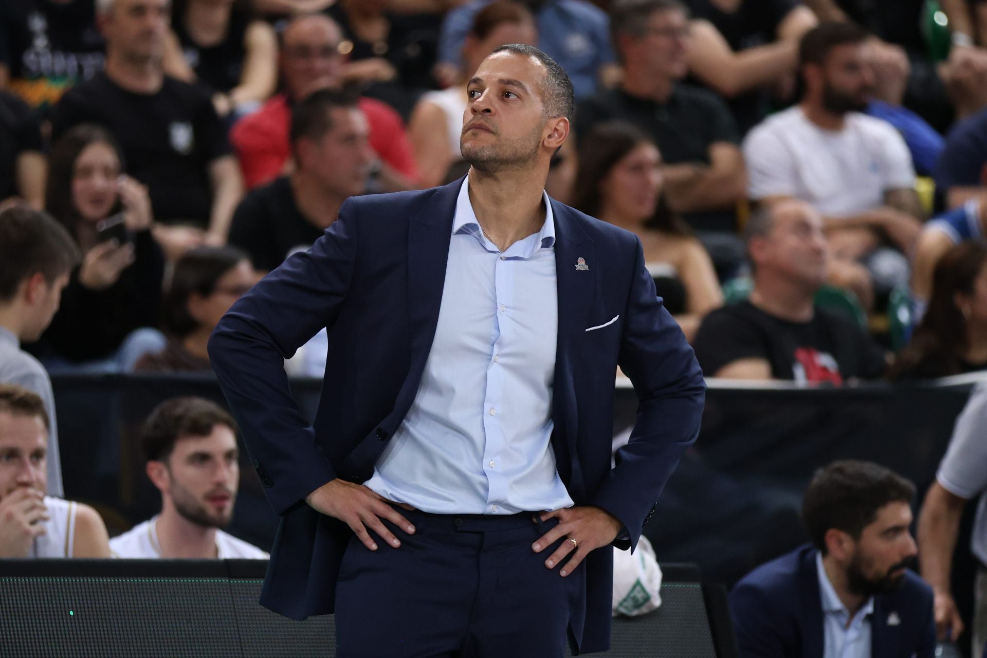 El encuentro del San Pablo Burgos frente al Bilbao Basket, en imágenes