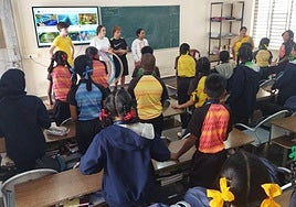 Estudiantes de la Facultad de Educación de la UBU participaron este año en el proyecto.