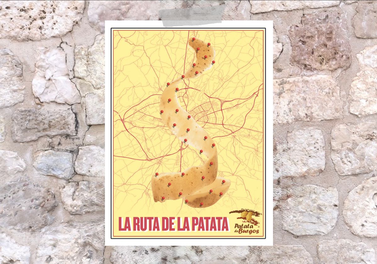 Imagen creada para crear un cartel de la Ruta de la patata.