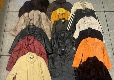 Cinco detenidos por el robo de centenares de prendas de cuero en una tienda cerrada de Burgos