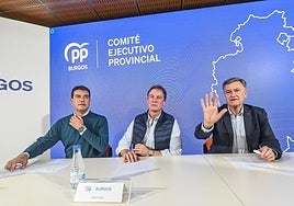 El Partido Popular de Burgos celebra su Comité Ejecutivo Provincial, en el que participa el secretario autonómico del PP, Francisco Vázquez.