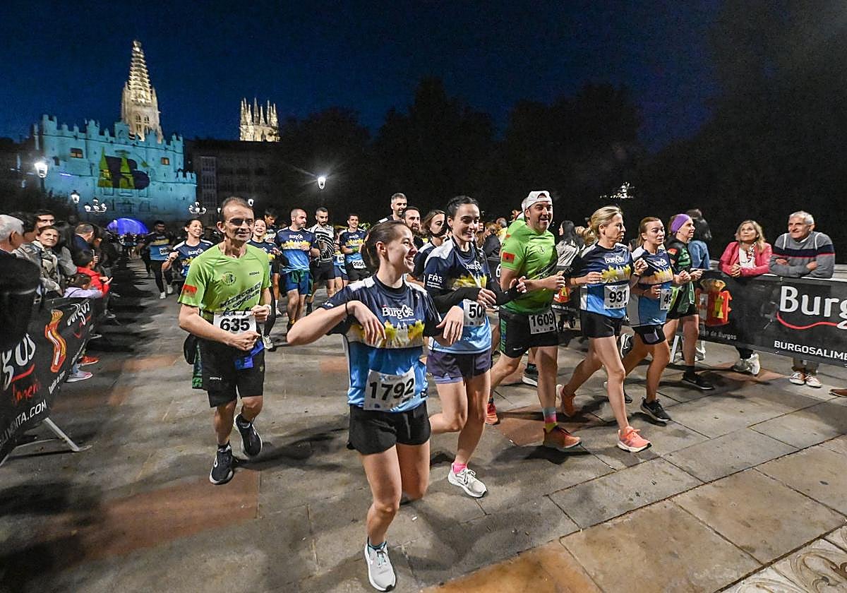La carrera discurrió junto a parte del patrimonio burgalés.