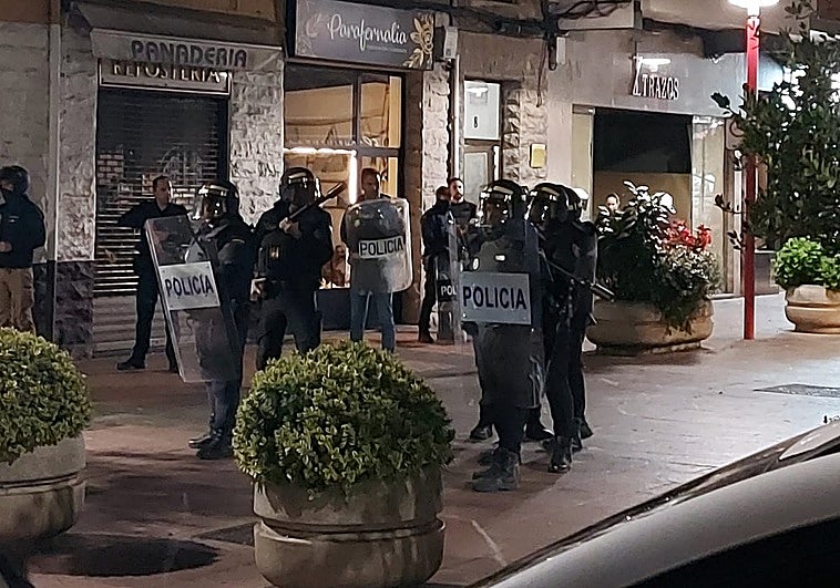 El dispositivo policial se prolongó durante horas
